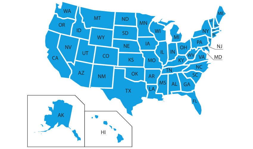 Interactive US Map